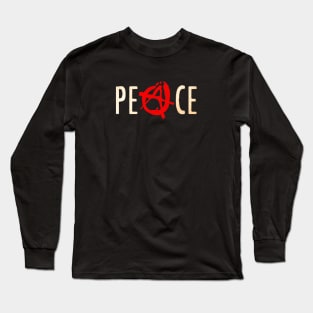 PEACE ANARCHY Long Sleeve T-Shirt